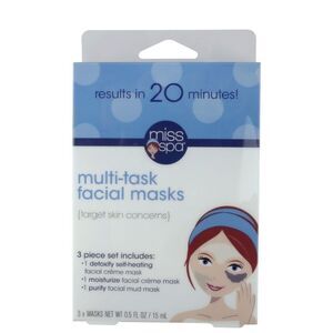 Miss Spa Multi-Task Facial Mask Set, 3 Piece